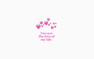 Картинка love, love of my life, любовь, розовые, сердце, жизнь, романтика, мой