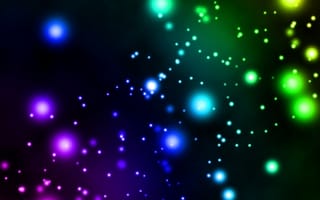 Картинка красочные, огни, сияющие