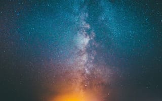 Картинка galaxy, aperture, галактика, небо, звезды, вселенная