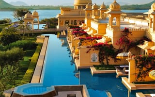 Картинка swimming pool, вода, индия, отель, плавание