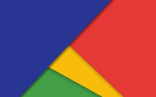 Картинка trajectory a, цветные, материал, плоские, формы, треугольники
