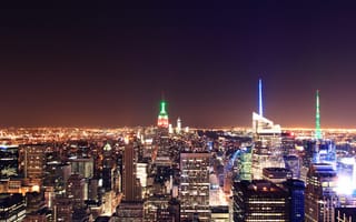 Картинка night-city, ночь, город, свет