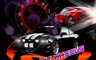Картинка audi, hd, mustang, speedometer, машины, супер, ауди, мустанг