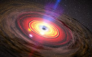 Картинка черные, космос, отверстие