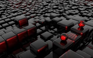 Картинка 3d, абстрактные, 3д, квадратные, куб, коробка