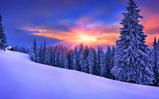 Картинка зима, вид, превосходный