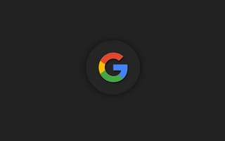 Картинка google, new g logo dark, черные, новый, логотипы, темные, гугл, материал, серые