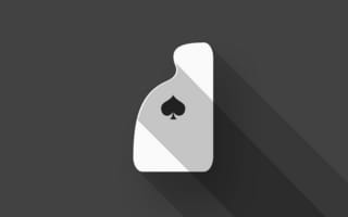 Картинка playing, материал, серые, плоские, карты, туз, покер