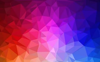 Картинка 3d, figuras, gemetric, 3д, розовые, цветные, фиолетовые