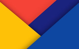 Картинка materia 02, абстрактные, синие, красые, дизайн, желтые, материал, плоские, формы