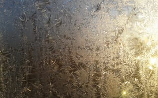 Картинка patterns of frost, spring comes, весна, узоры, мороз