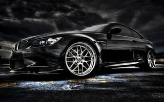Картинка bmw, черные, машины, авто, бмв