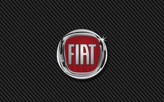 Картинка fiat, fiat carbon 2, логотипы, карбон