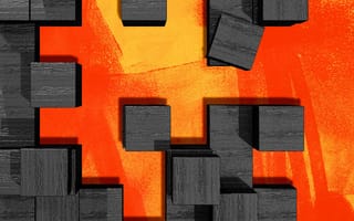 Картинка htc, htc butterfly 2 bg11, черные, оранжевые, бабочки, стандартные, смысл