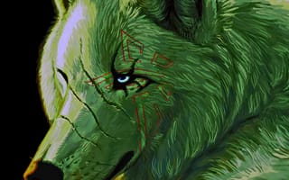 Картинка enlightened, ingress, wolfpack, волк