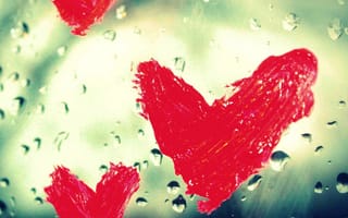 Картинка flying hearts, heart abstract, абстрактные, крутые, сердце, цветные, полет