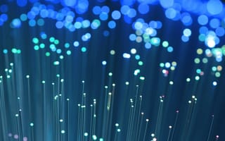 Картинка абстрактные, шаблон, огни, волокно