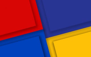Картинка material papers, абстрактные, синие, красые, цветные, желтые, материал, формы