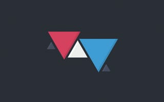 Картинка черные, синие, красые, новый, цветные, материал, треугольник