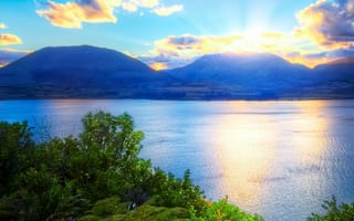 Картинка природа, пейзаж, озера