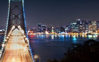 Картинка cvhn, night city, ночь, город