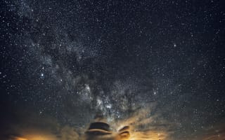 Картинка starry sky, небо, звездное