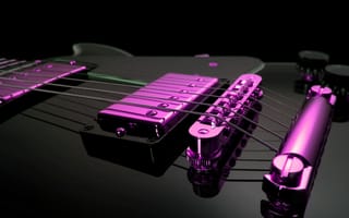 Картинка крутые, новый, красочные, фиолетовые, цветные, музыка, неоновые, гитара, инструмент