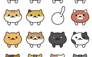 Картинка kawaii neko1, кошки, каваи, неко