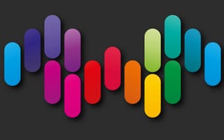 Картинка art, colorful shapes, абстрактные, арт, красочные, цветные, формы