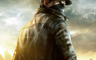 Картинка aiden, watch dogs, собаки, часы