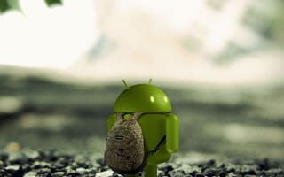 Картинка android, backpack, hd, андроид, технологии, мобильный, наука