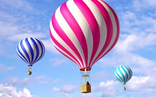Картинка air, baloons, природа