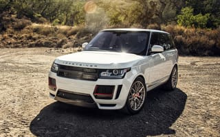 Картинка range rover, vorsteiner, tuned range rover, белые, англия, тюнинг, британия, рендж, ровер