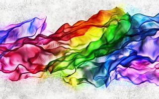 Картинка цветные, неоновые, радуга
