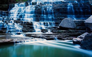 Картинка albion falls, природа, пейзаж, вода, водопад, парк, канада, падает
