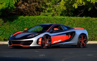 Картинка mclaren, черные, оранжевые, серебряные, суперкары, англия, макларен, британия