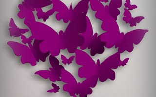 Картинка love, buterflies, любовь, абстрактные, природа, пейзаж, вид