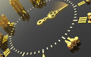 Картинка time is money, золотые, время, деньги, часы
