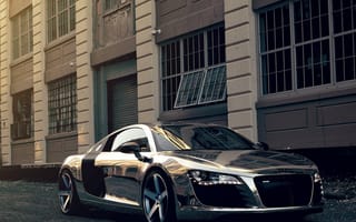 Картинка audi, hd, машины, город, ауди