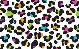 Картинка lisa frank, colorful leopard, милые, красочные, леопард, лиза