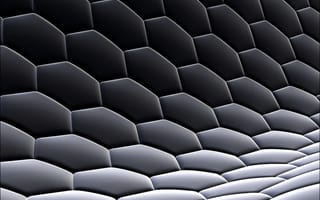 Картинка 3d, 3д, шестиугольники