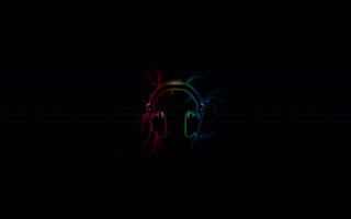 Картинка tunes, music radience, музыка, цветные, наушники, звук