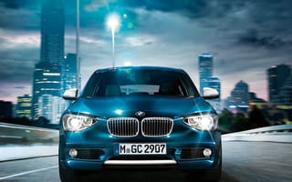 Картинка b m w car, blue car, b m w 102, синие, машины, авто, спортивные, автомобили