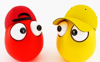 Картинка colored colorful, cute funny, 3 d, милые, красочные, забавные, цветные