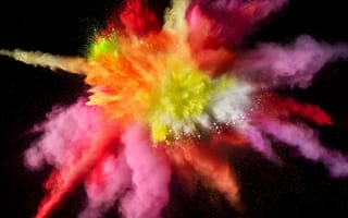 Картинка цветные, брызги