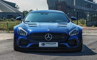 Картинка tuned merc, синие, мерседес, германия, бенц, тюнинг, мерс