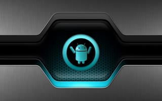 Картинка android, cyanogen, droid series 192, крутые, андроид, лучшие, дроид, минималистичные, ряд, цвет морской волны