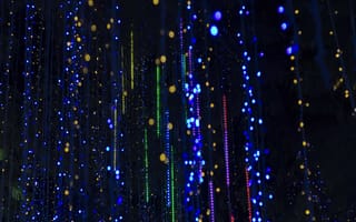 Картинка абстрактные, темные, свет, боке