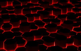 Картинка абстрактные, черные, красые, темные, дизайн, свет