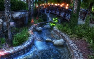 Картинка tropic path, тропические, мост, рай, путь